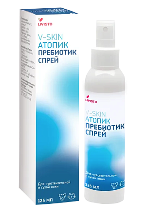 Купить v-skin Атопик пребиотик спрей для кошек и собак