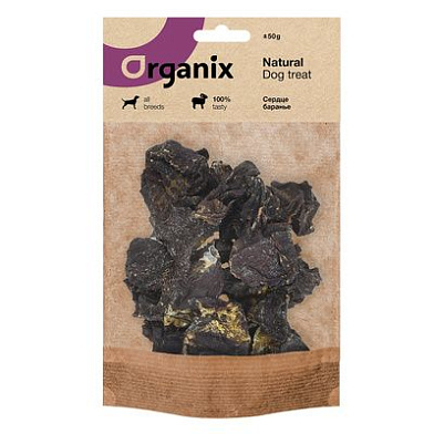 Organix премиум лакомство для собак Сердце баранье