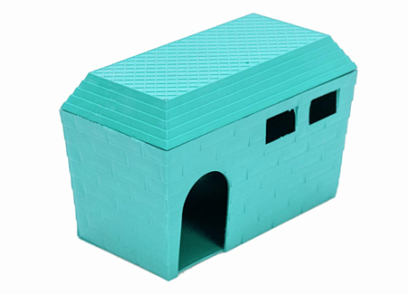 Купить yami-yami Домик-Хижина для хомяков, бирюзовый