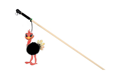 GOSI Игрушка для кошек Дразнилка Страус