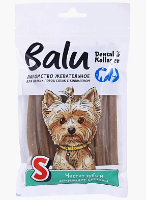 BALU жевательное лакомство для собак мелких пород с коллагеном