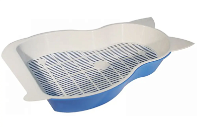 ZOOexpress туалет для кошек "Кошка" с сеткой