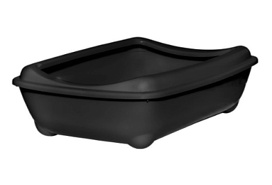 Yami-Yami Лоток для кошек глубокий, черный