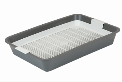 Yami-Yami Туалет для кошек с сеткой, серый