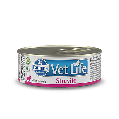 Farmina Vet Life Struvite консервы для кошек для растворения струвитов (банка)