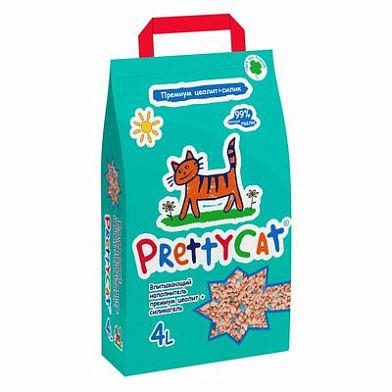 Pretty Cat наполнитель впитывающий для кошек "Premium"