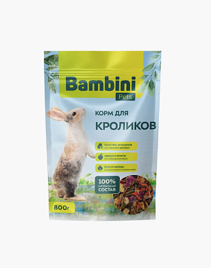 Bambini Pets Сухой корм для кроликов