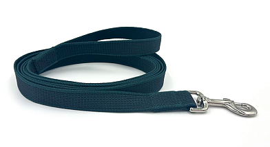 ZOOexpress Let`s Walk поводок капроновый с латексом для собак, темно-зеленый