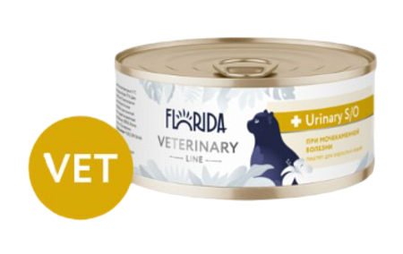 Купить florida vet urinary s/o, консервы для взрослых кошек при мочекаменной болезни