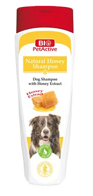 BioPetActive шампунь с натуральным медом для собак