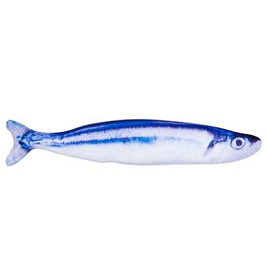 Антицарапки игрушка для кошки "Селедка", с валерианой