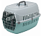 Moderna переноска для кошек и собак Roadrunner с металлической дверью+замок светло-голубая