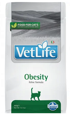 Farmina Vet Life сухой корм для кошек при ожирении (obesity)