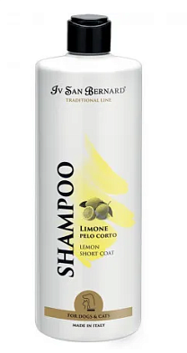 Iv San Bernard Traditional Line Lemon шампунь для короткой шерсти для собак и кошек