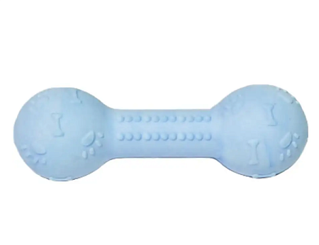 Купить homepet игрушка для собак гантель голубая