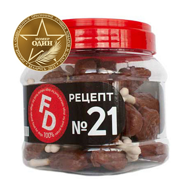 For Dogs лакомство для собак рецепт №21 Утиные ножки с кальцием