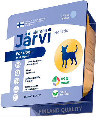 Jarvi влажный корм мясной паштет с ягненком для собак всех пород (ламистер)