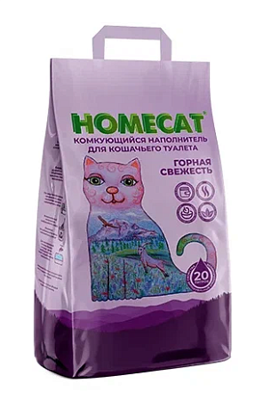 Купить homecat комкующийся наполнитель