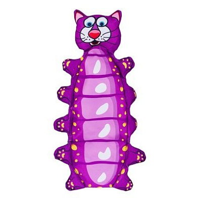 Антицарапки Игрушка для собак "Котогусеница" под бутылку 0,5л