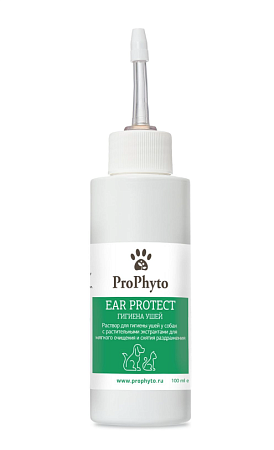 Купить prophyto ear protect раствор для чистки ушей собак и кошек с противовоспалительными свойствами