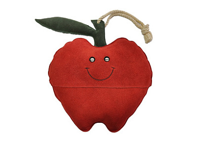 BOW WOW замшевая игрушка-подушка мягко-набивная Яблочко