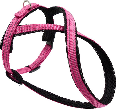 Купить zooexpress fresh line шлейка для собак x-образная, малиновая