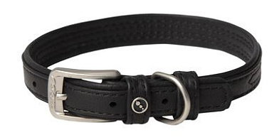 Rogz Leather ошейник для собак, черный