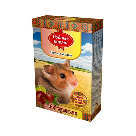 Купить Родные корма Сухой корм для хомяков Фрукты