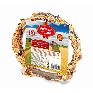 Родные корма лакомство-игрушка качели для средних попугаев