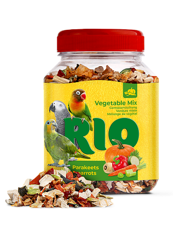 Купить Рио Овощная смесь лакомство для средних и крупных попугаев