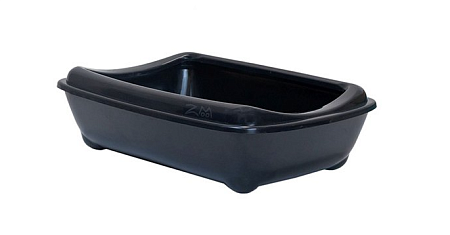 Купить homecat туалет для кошек с бортиком черный