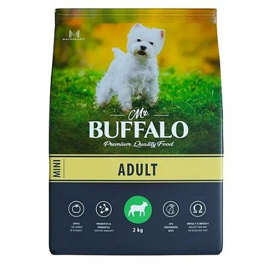 Mr.Buffalo ADULT MINI сухой корм для взрослых собак мелких пород, ягненок
