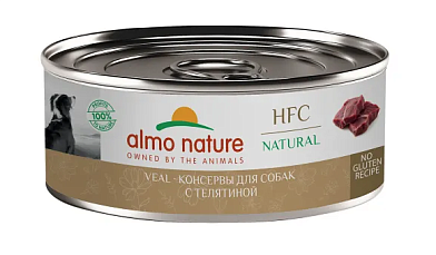 Almo Nature (HFC, Natural, Veal) Консервы для собак и щенков с телятиной