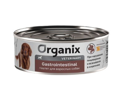 Organix vet GASTROINTESTINAL консервы для взрослых собак при нарушениях пищеварения