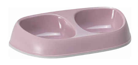 Купить moderna sensibowl миска двойная пластиковая для собак и кошек, нежно-лиловый