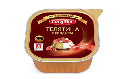 Купить Зоогурман влажный корм для взрослых собак, с телятиной и сердцем (ламистер)