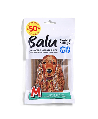 BALU жевательное лакомство для собак средних пород с коллагеном