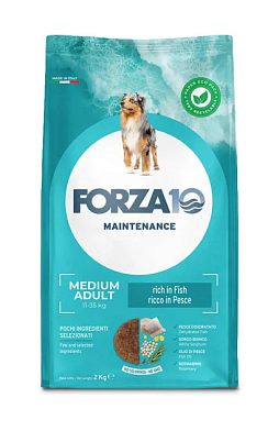 Forza10 Maintenance Dog Adult Medium сухой корм для взрослых собак средних пород из трески, голубого тунца и лосося