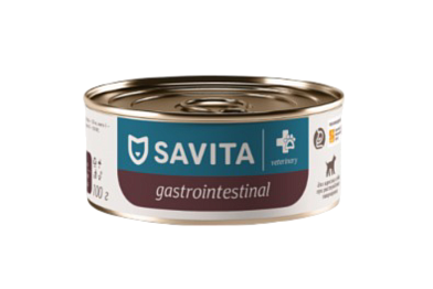Savita vet Gastrointestinal консервы для взрослых собак при расстройствах пищеварения
